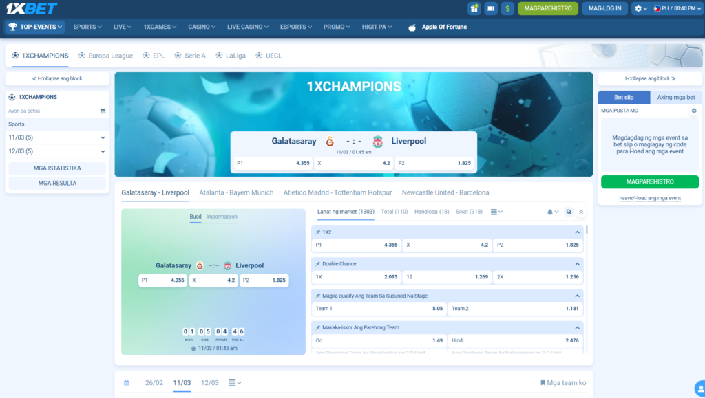 Mga uri ng market na karaniwang available